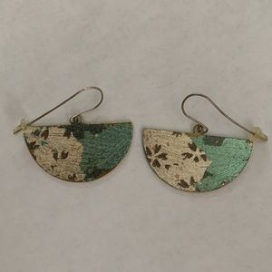 Striking Asian-inspired earrings from an art & craft gallery in Wellfleet, Mass